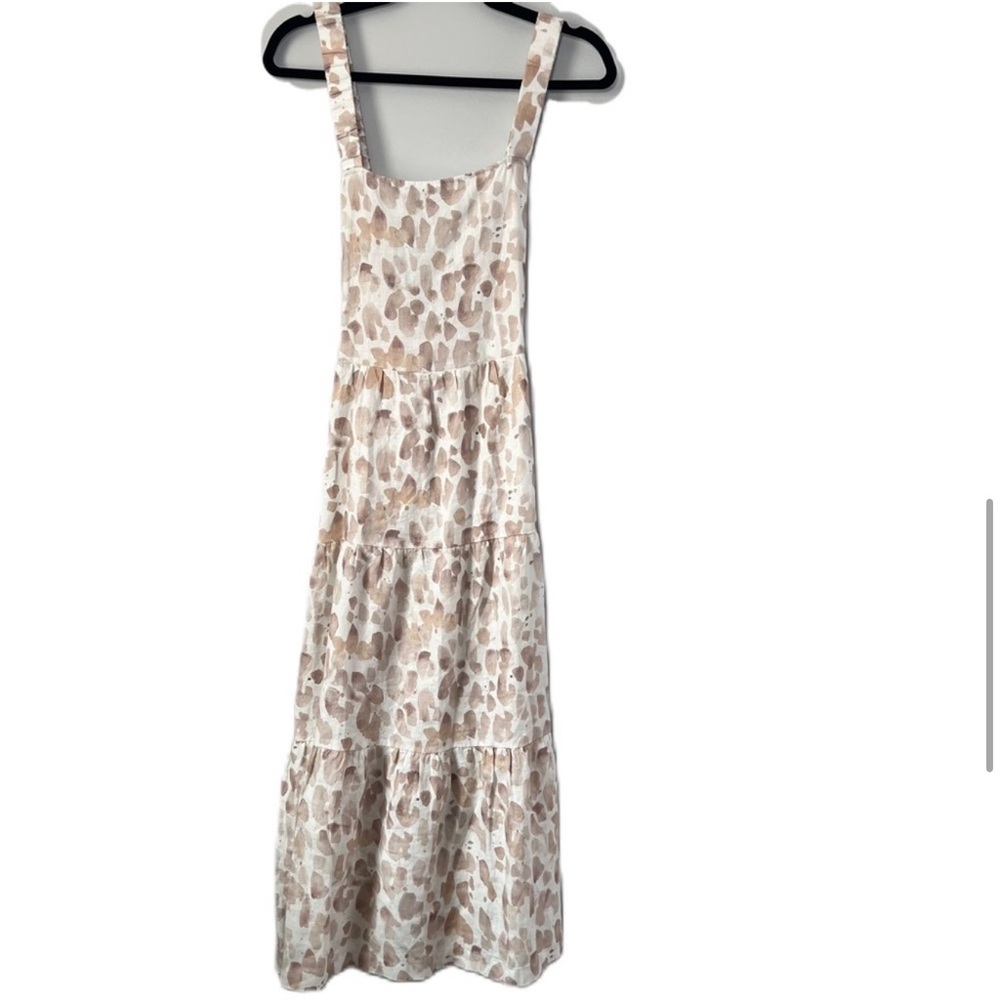Ele Bella Dahl Scrunch Strap Tiered Midi Dress Sleeveless 
Sundress Racerback M - Picture 4 of 9